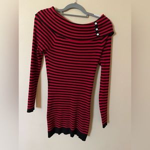 Women's Red & Black Sweater XL